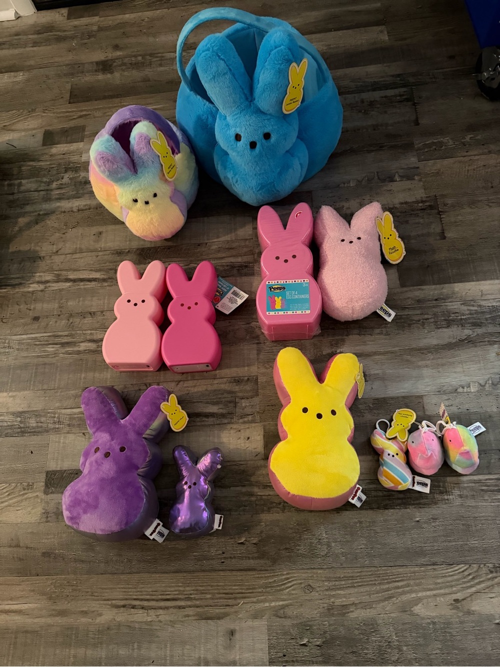 Peeps Plush Bunny Collection - Bright Yellow Peeps Plush